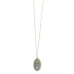 Danielle Welmond Caged Labardorite w/ Gold Cord on 14kt Gold Vermeil Chain