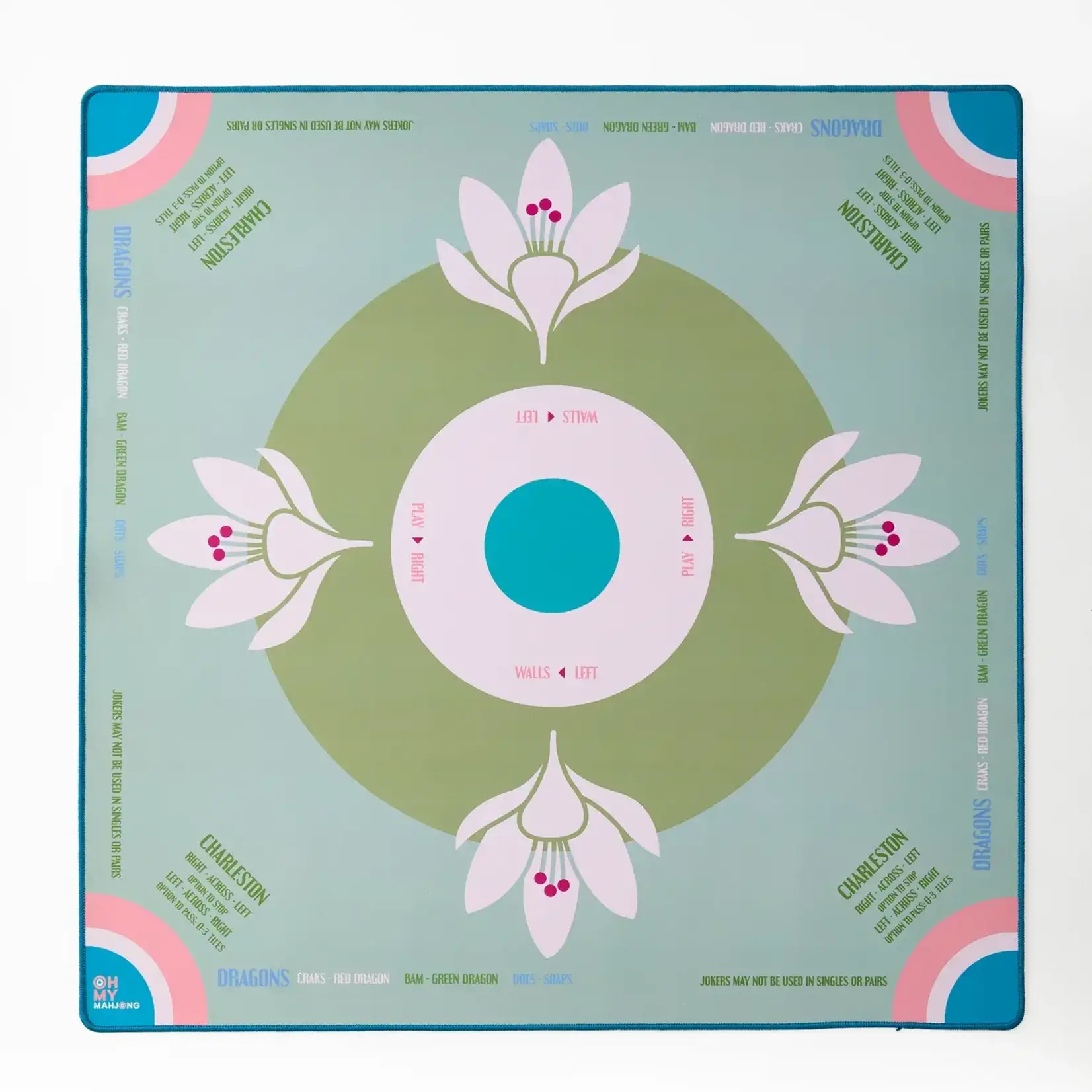 Oh My Mahjong Sage Lotus Mat