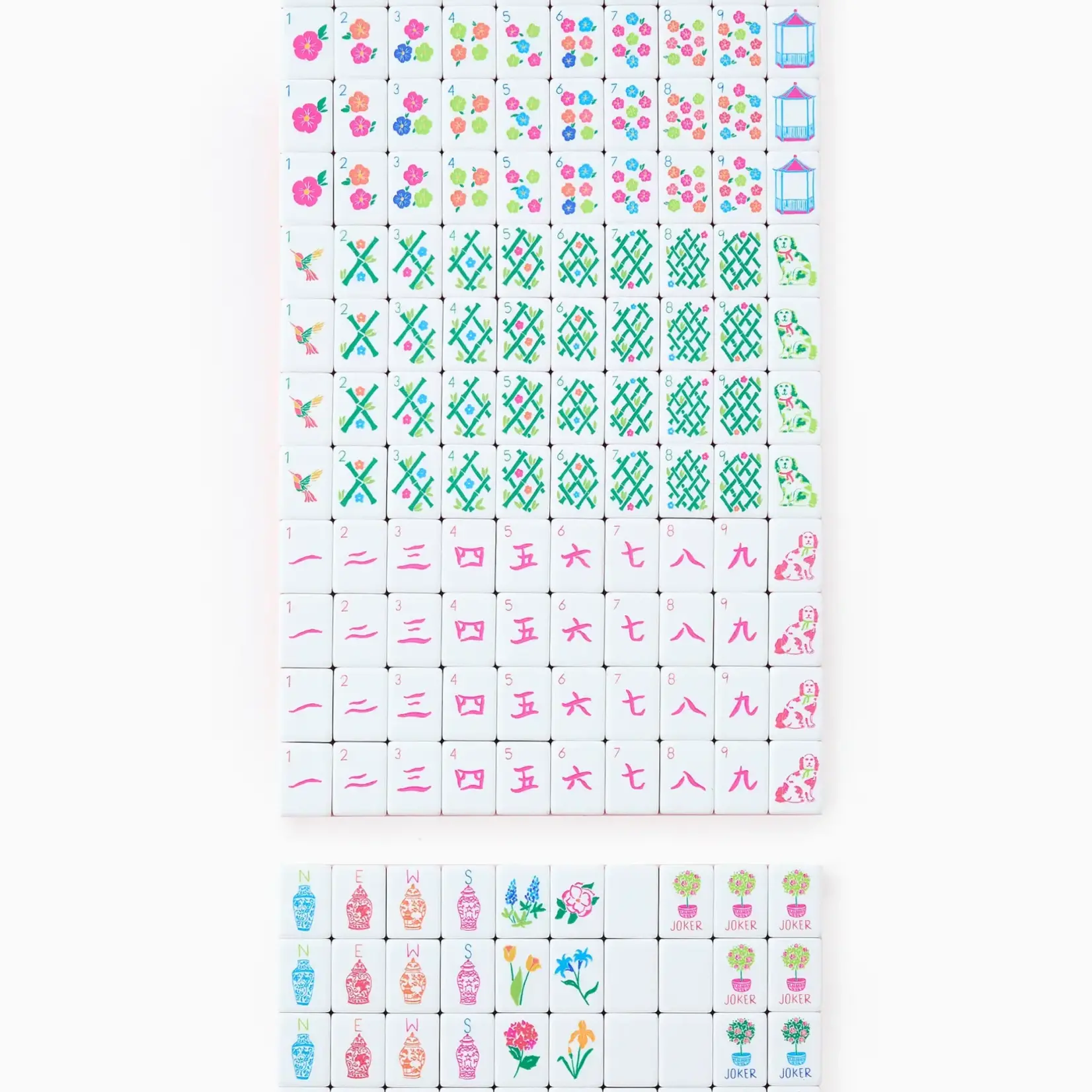 Oh My Mahjong Sunset Mahjong Tiles