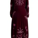 Johnny Was PALMIRA VELVET EFFORTLESS MIDI DRESS