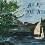 Carpe Diem Papers Happy Birthday Sailboat Greeting Card