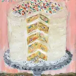 Carpe Diem Papers Kelly's Confetti Cake Greeting Card