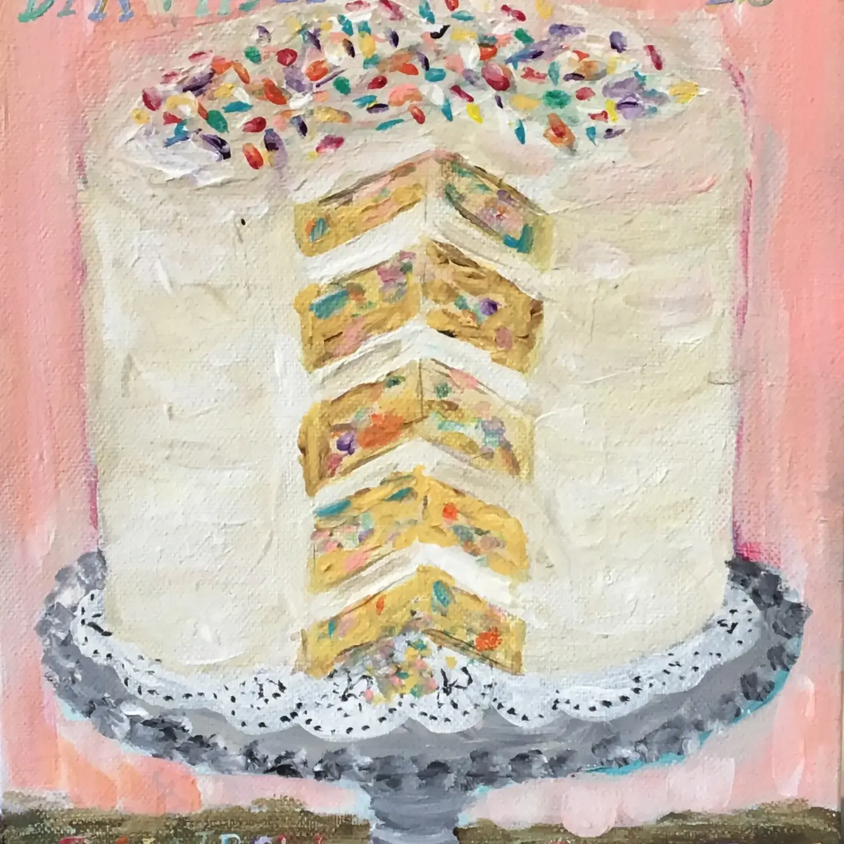 Carpe Diem Papers Kelly's Confetti Cake Greeting Card