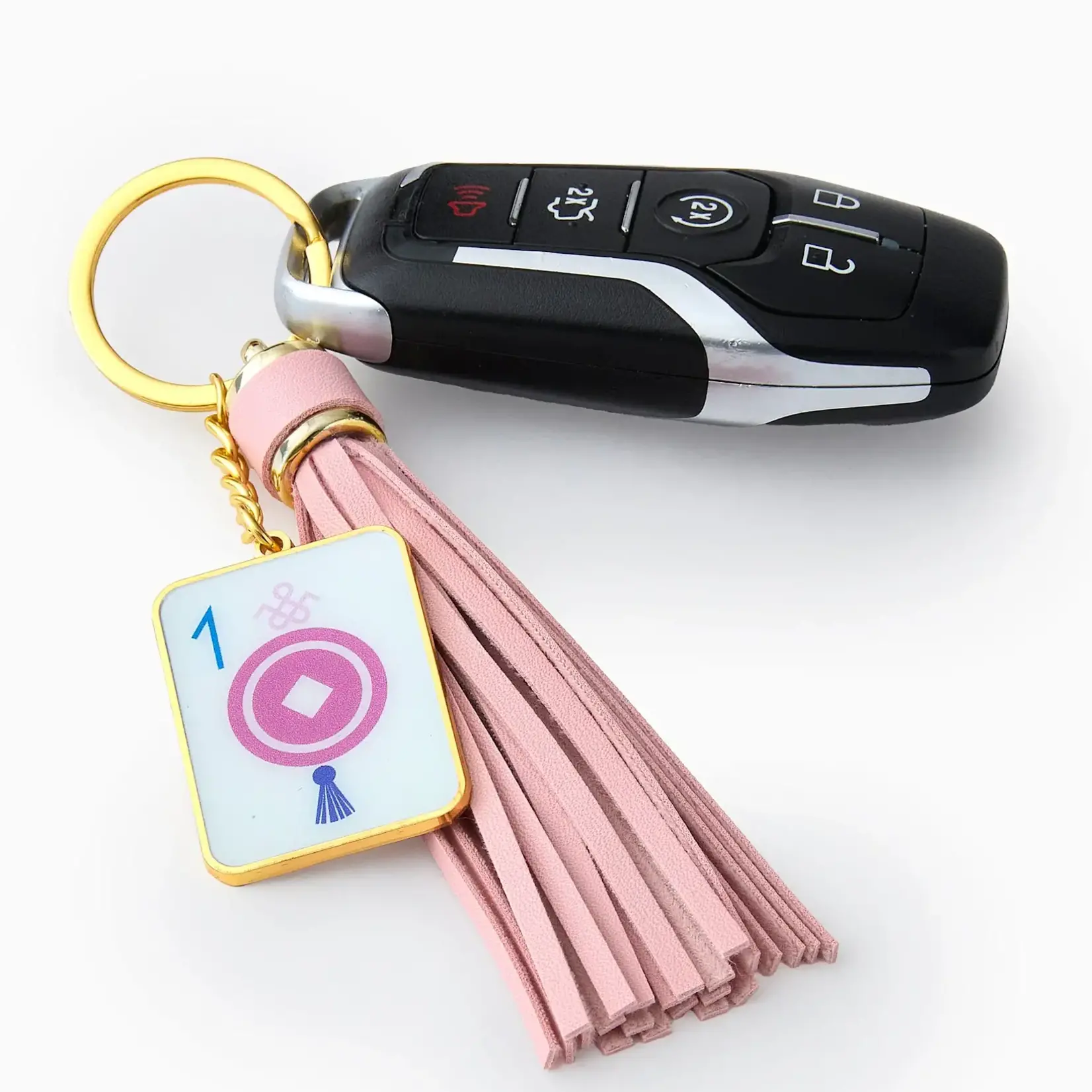 Oh My Mahjong One Dot Keychain
