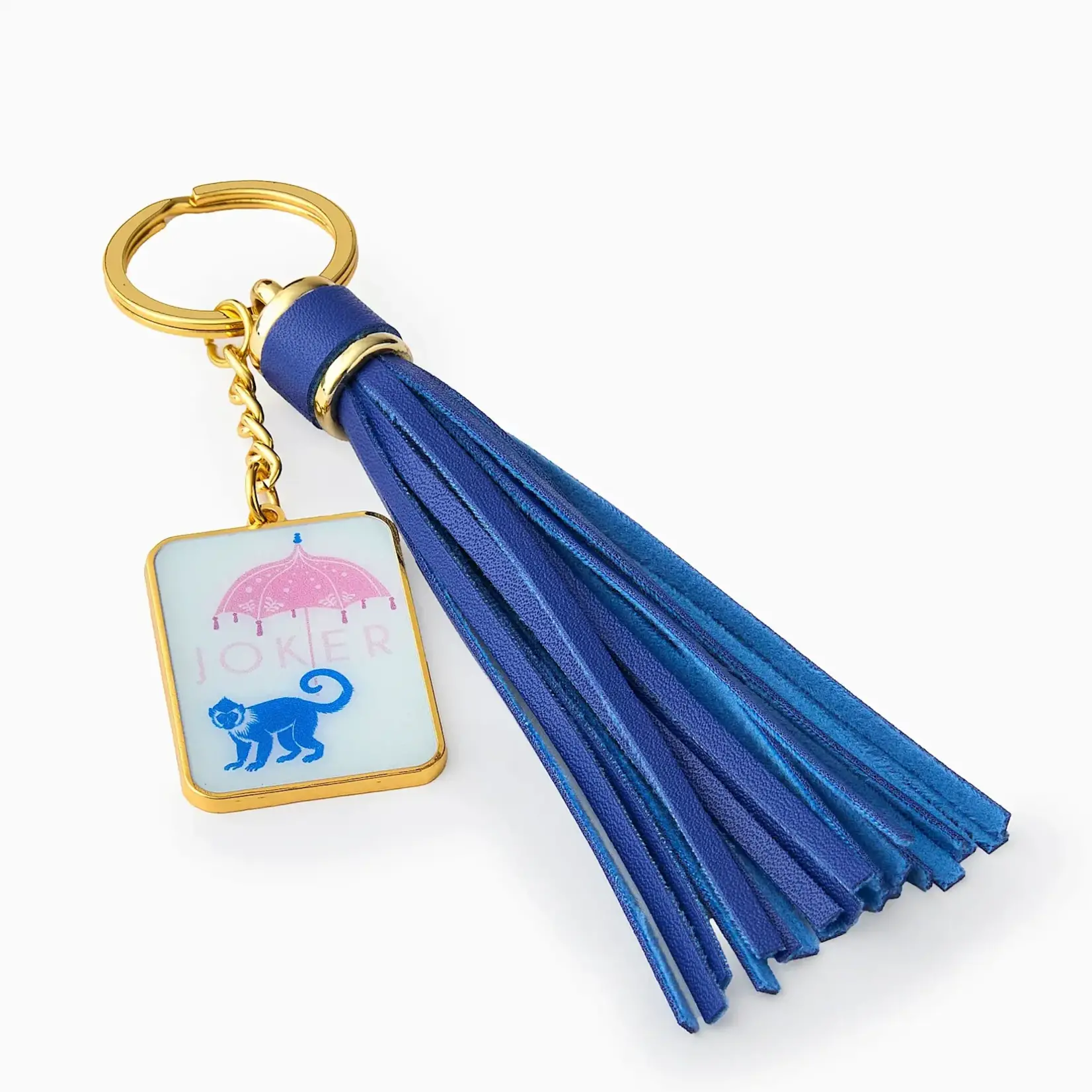 Oh My Mahjong Monkey Joker Keychain
