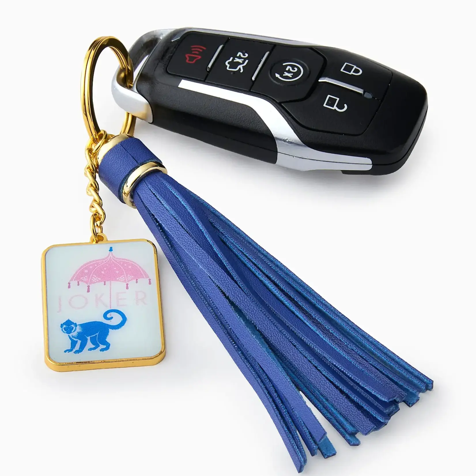 Oh My Mahjong Monkey Joker Keychain