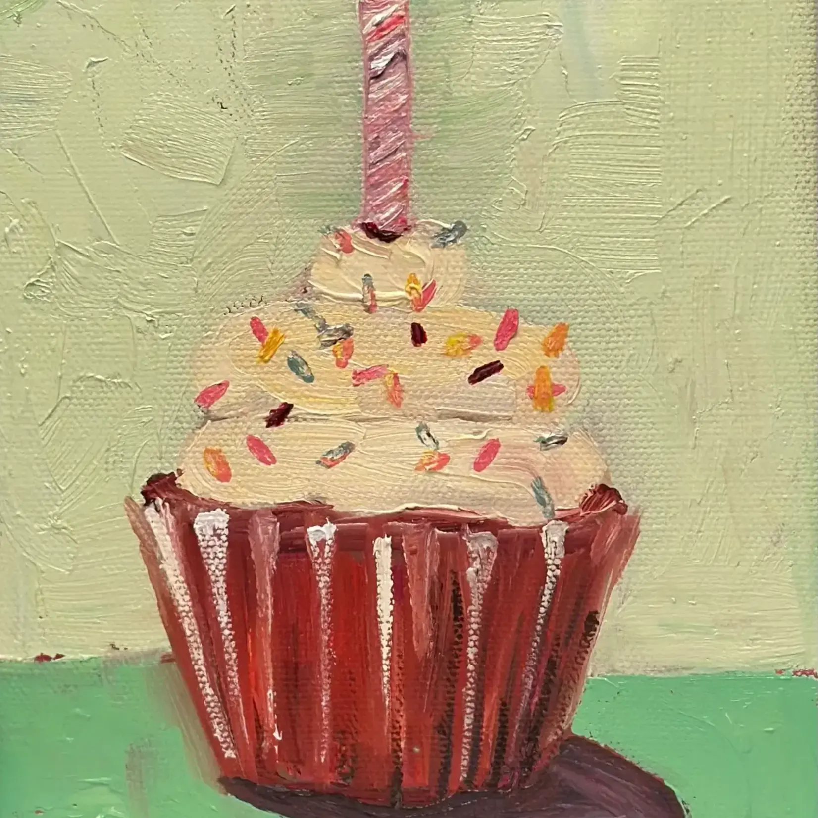 Carpe Diem Papers Red Velvet Cupcake Postcard