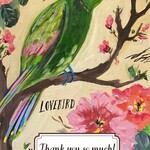 Carpe Diem Papers Thank You So Much Lovebird Greeting Card