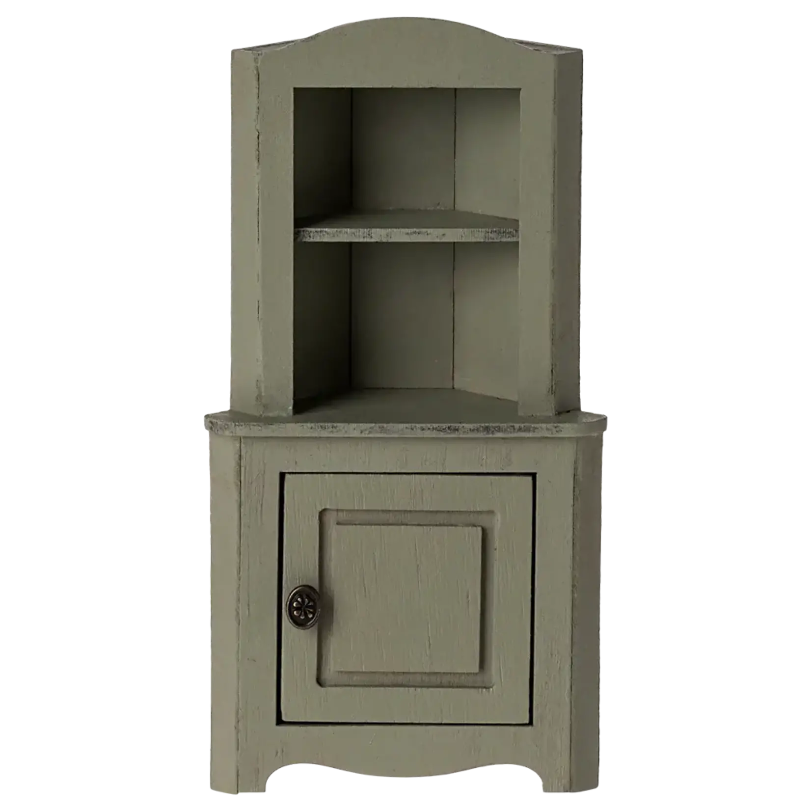 Maileg USA Corner Cabinet, Mouse - Light Green
