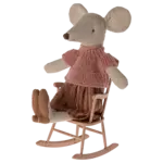 Maileg USA Rocking chair, Mouse - Dark Powder