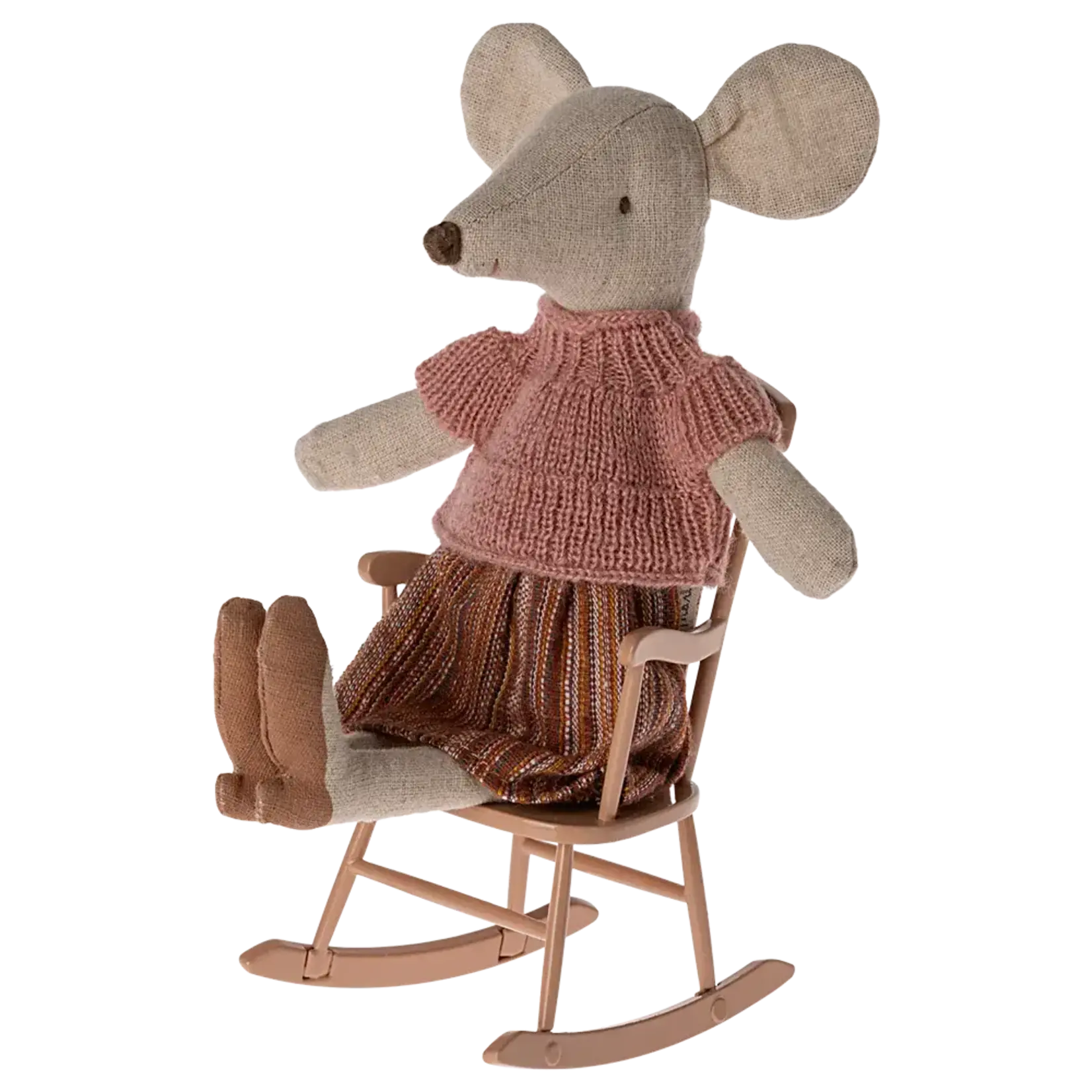 Maileg USA Rocking chair, Mouse - Dark Powder