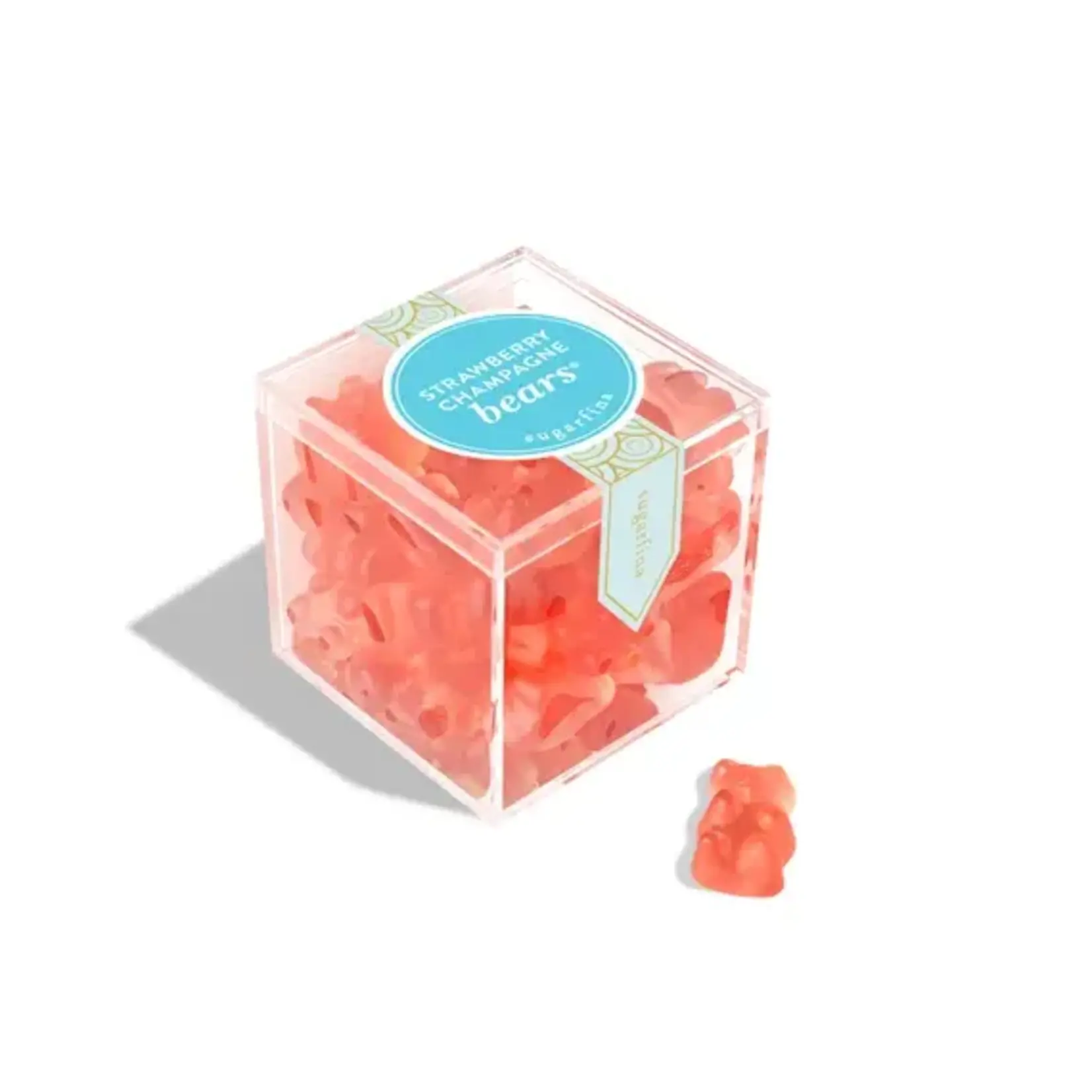 Sugarfina Strawberry Champagne Bears® Gummy - Small Candy Cube®