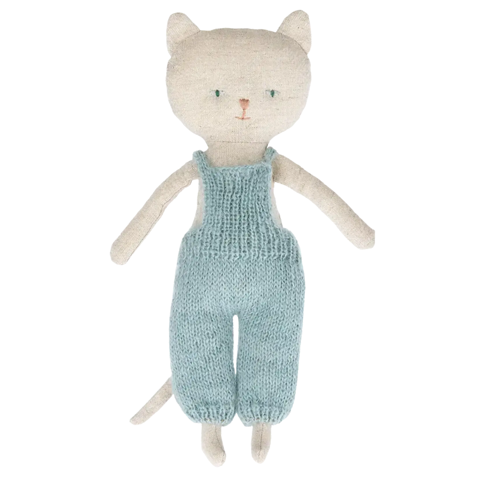 Maileg USA Kitten in Overalls - Blond