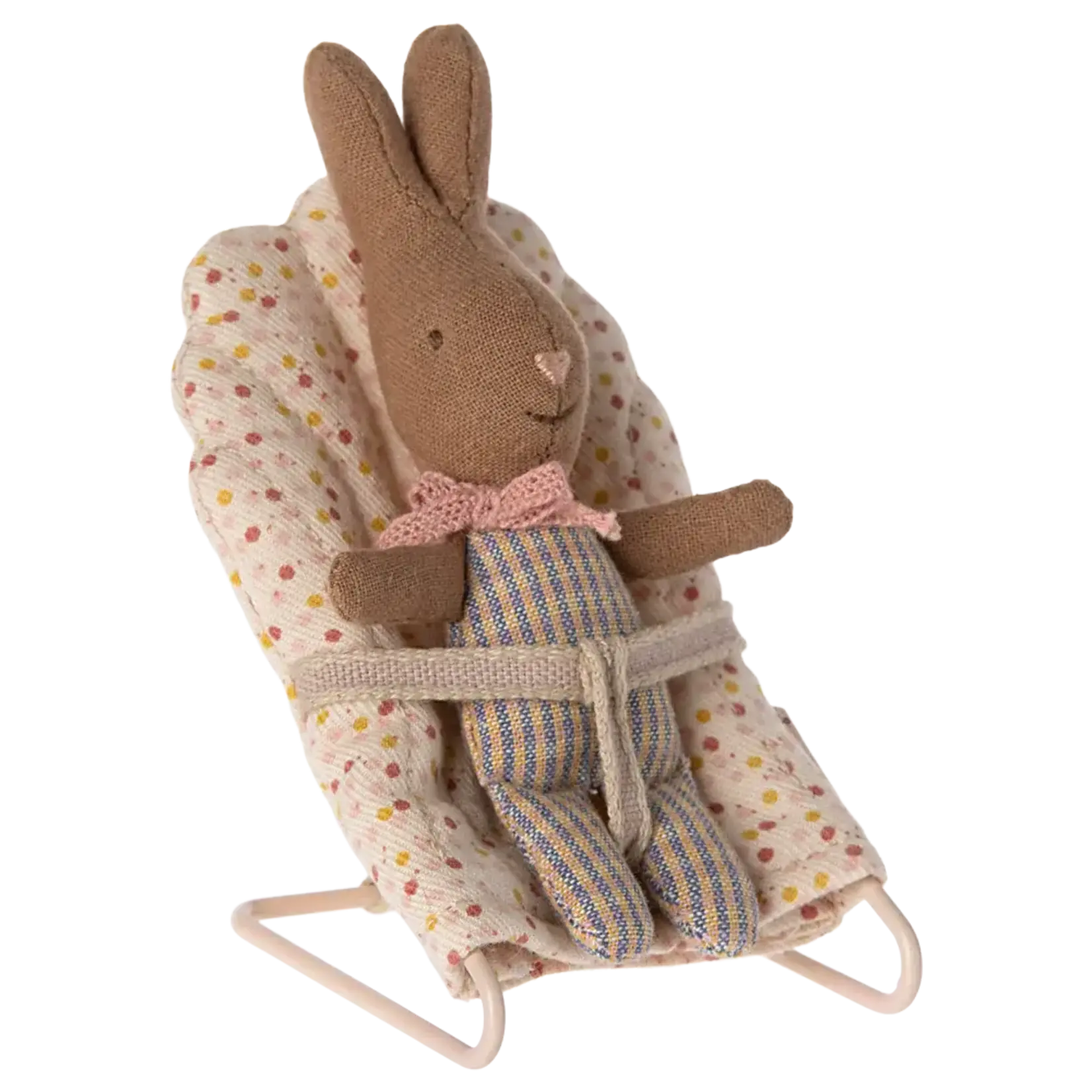 Maileg USA Rabbit, My - Rose/Blue check