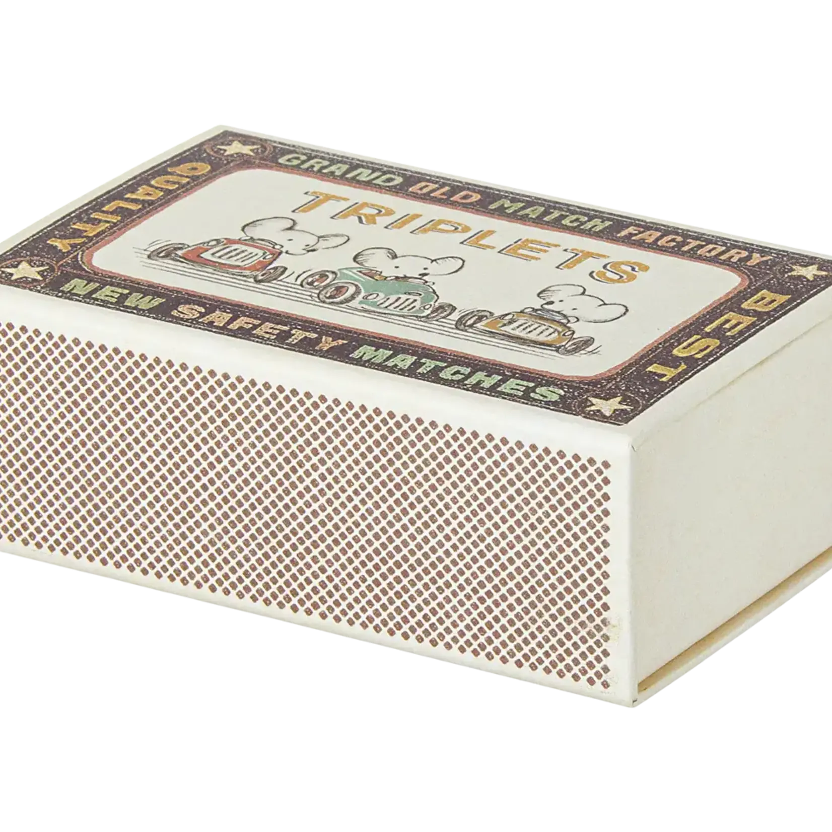 Maileg USA Triplets, Baby mice in matchbox