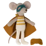 Maileg USA Super hero mouse, Little brother in matchbox