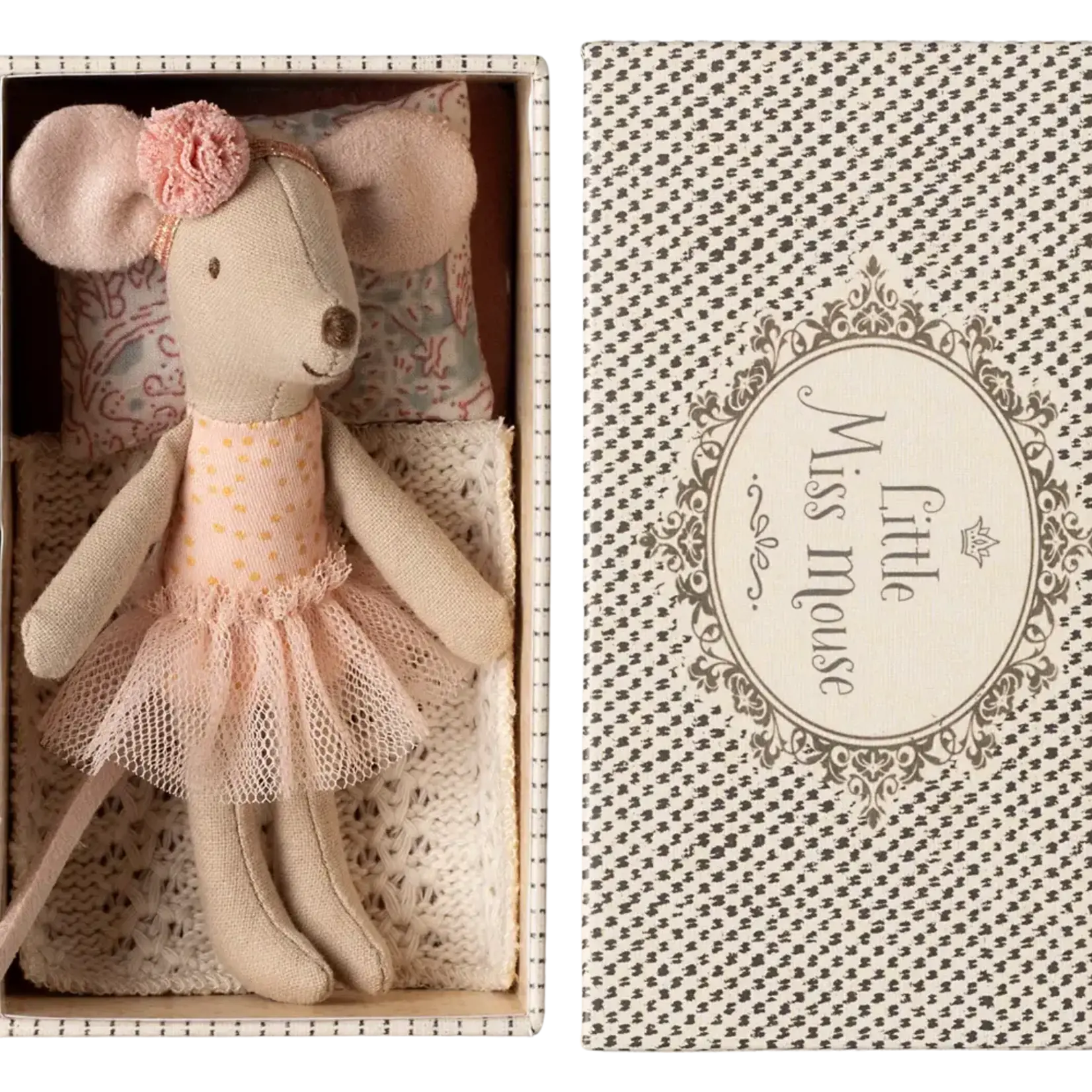 Maileg USA Dance mouse in daybed, Little sister