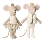 Maileg USA Royal twin mice, Little sister and brother in matchbox