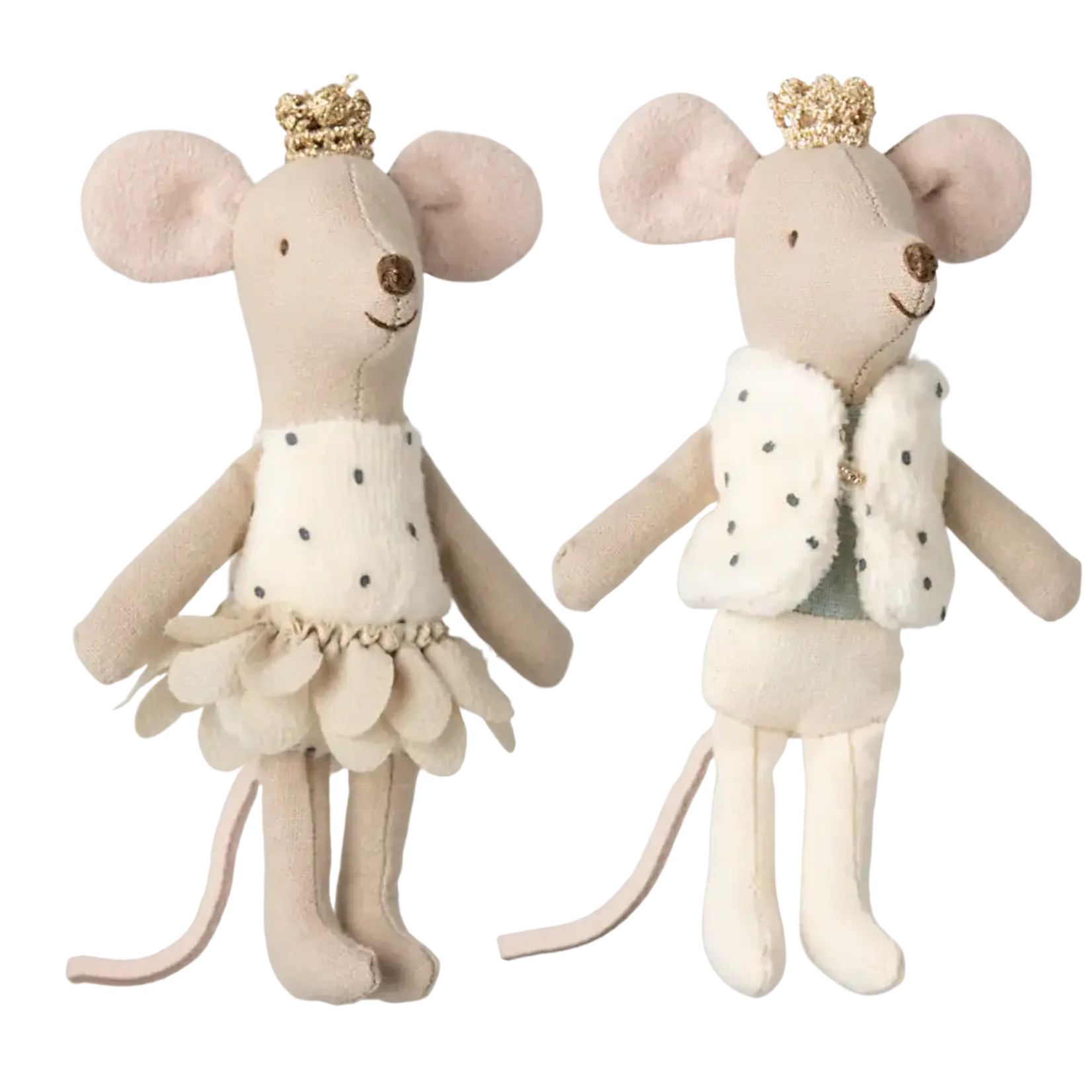 Maileg USA Royal twin mice, Little sister and brother in matchbox