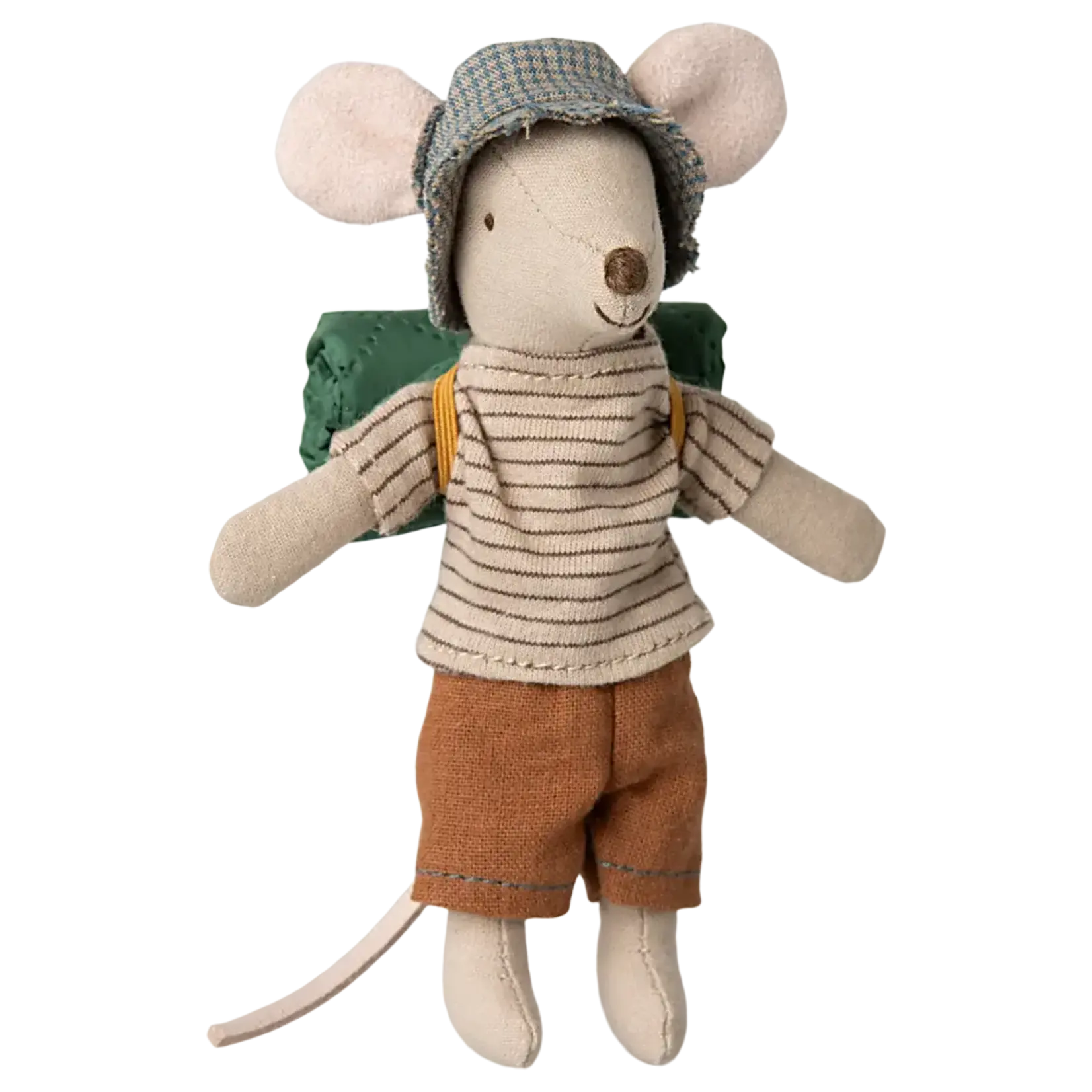 Maileg USA Hiker mouse, Big brother - Thin stripes