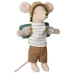 Maileg USA Hiker mouse, Big brother - Stripes