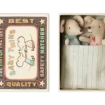 Maileg USA Twins, Baby mice in matchbox ('26)