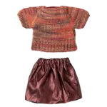 Maileg USA Skirt and knitted blouse, Mum mouse