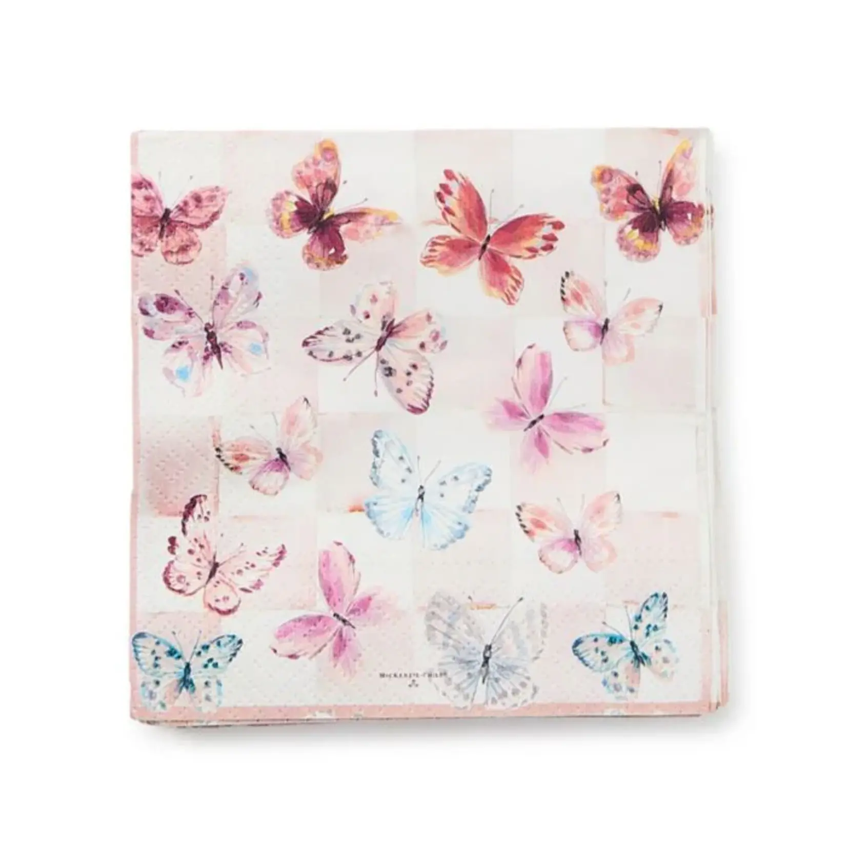 MacKenzie-Childs butterfly hill cocktail paper napkins