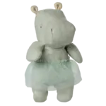 Maileg USA Safari friends, Hippo w. skirt, Small - Mint