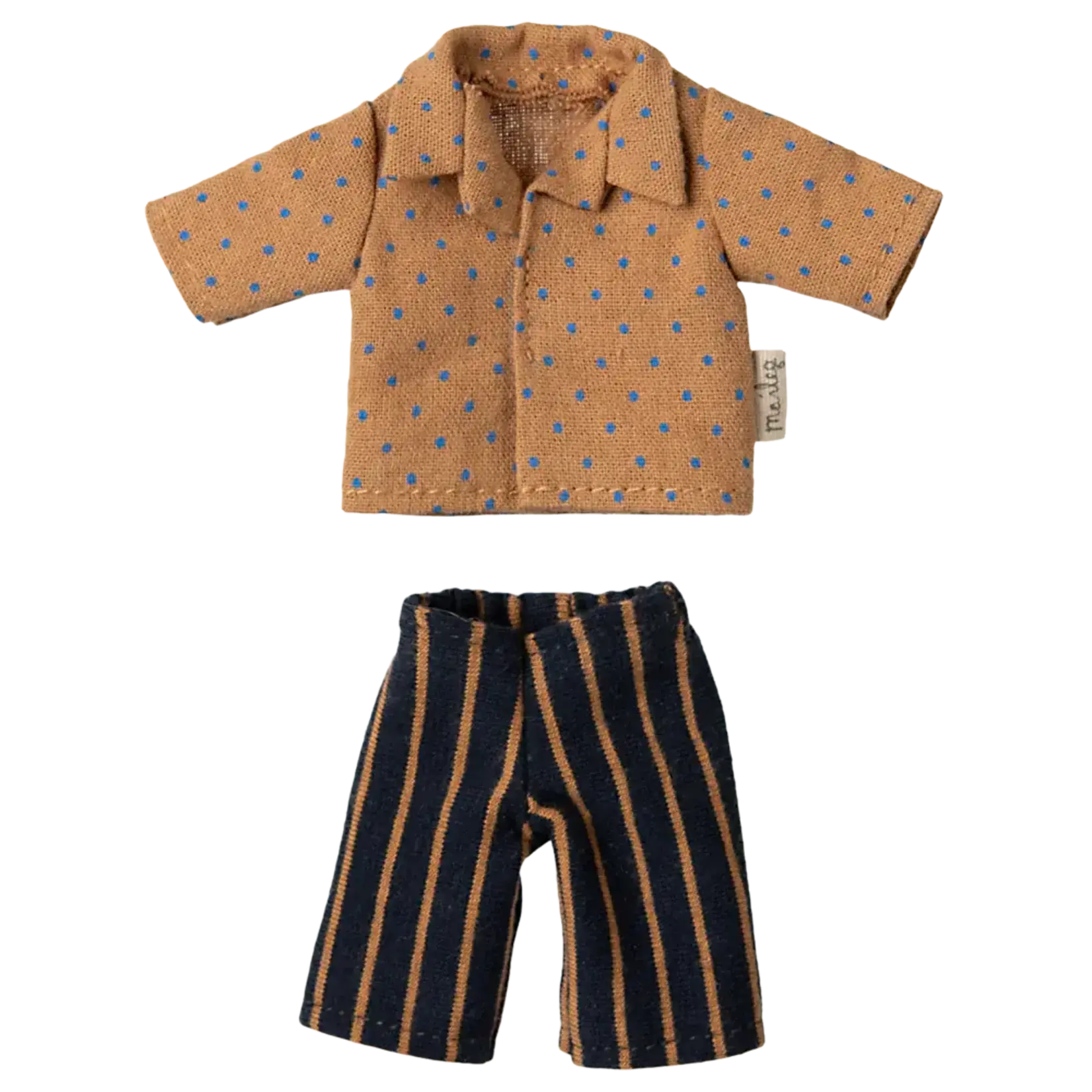 Maileg USA Shirt and striped pants, Dad mouse