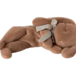 Maileg USA Sleeping bunny plush, Small - Soft brown