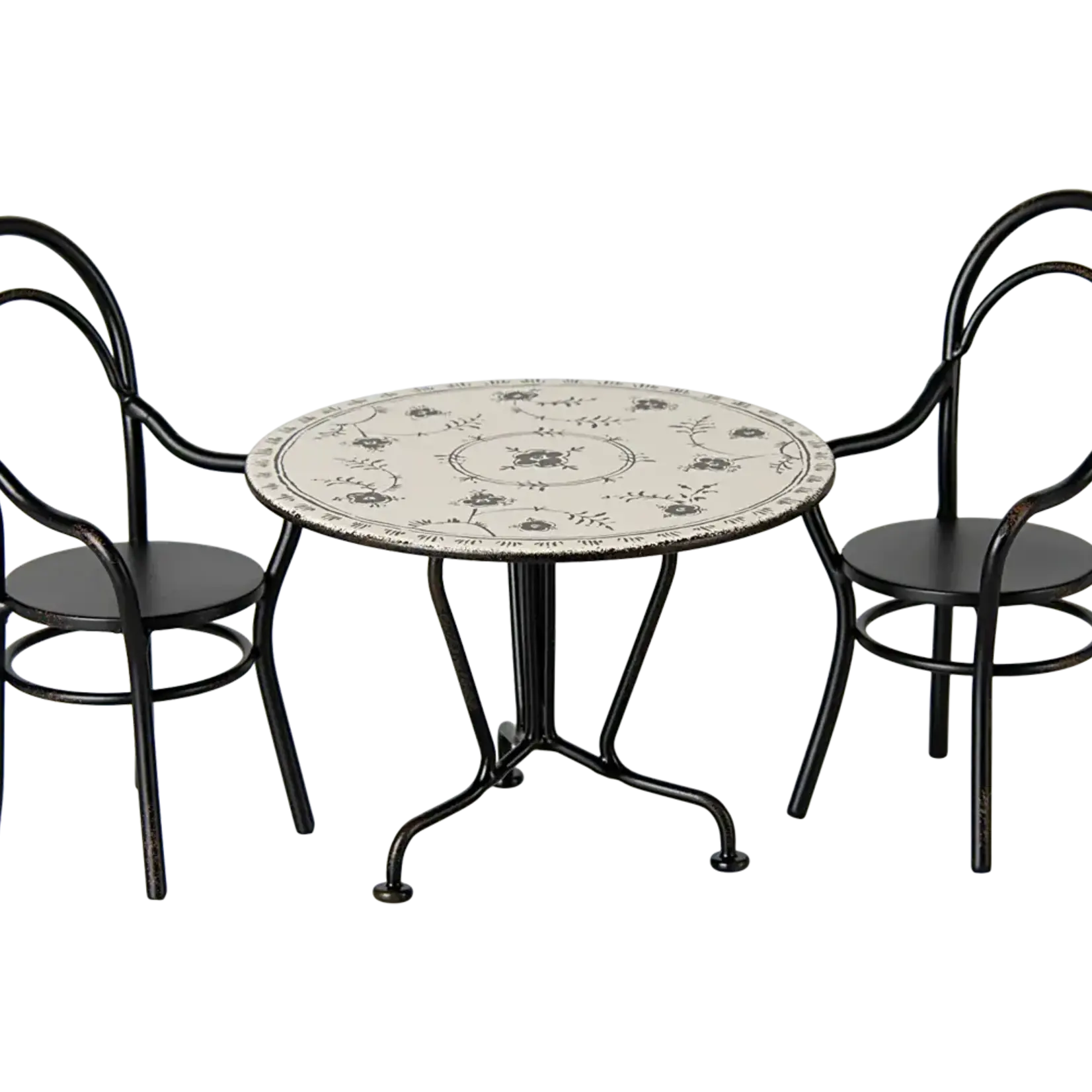 Maileg USA Dining table set w. 2 chairs, Miniature
