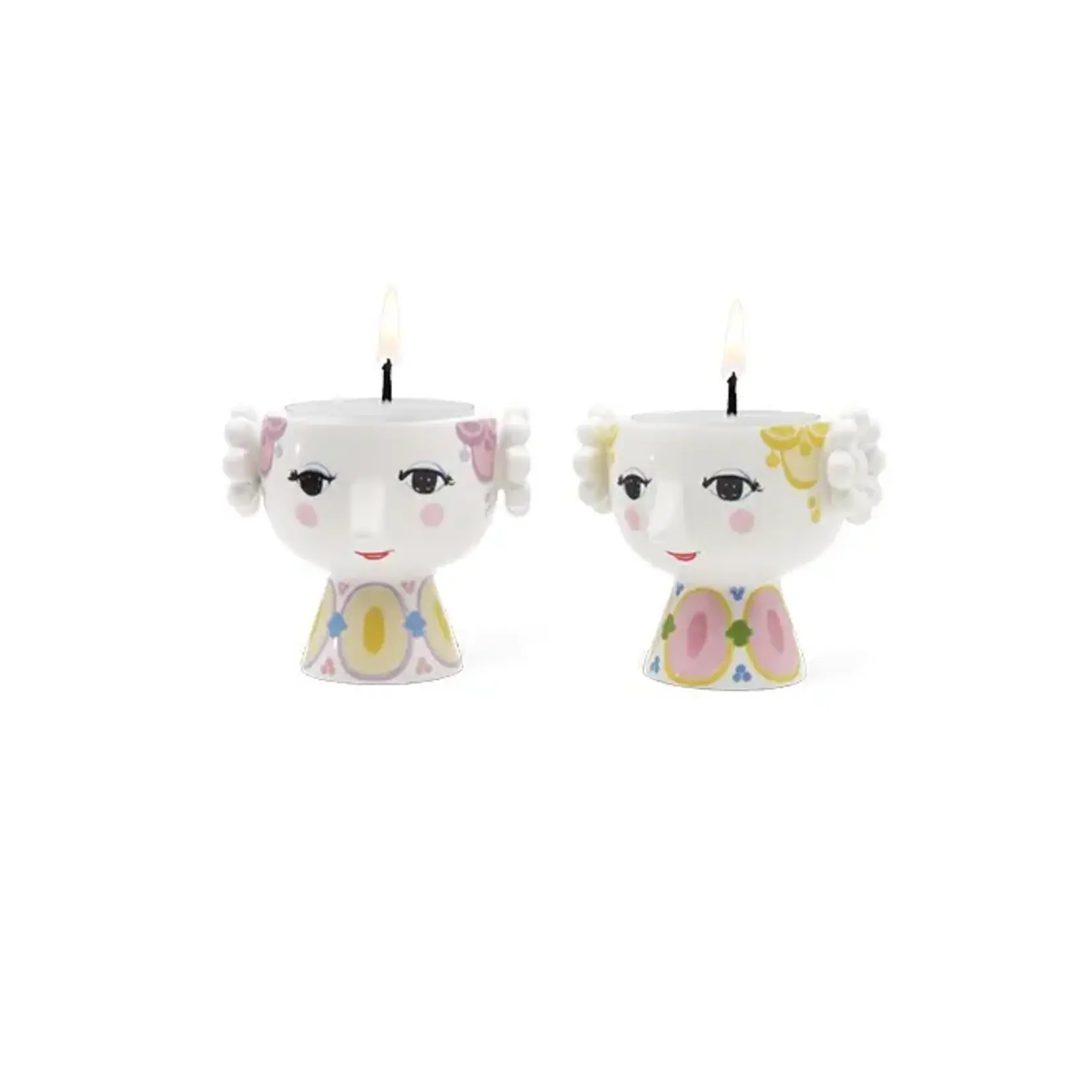 Danish Design Collective Bjørn Wiinblad - Eva - 2.4" Tealight Holders - Set of 2