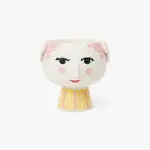 Danish Design Collective Bjørn Wiinblad - Eva - 5.7" Short Base 3D Flowerpot / Vase | Pink