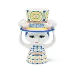 Danish Design Collective Bjørn Wiinblad- Lady w/Hat - 8.1" Hand-Painted Plant Holder