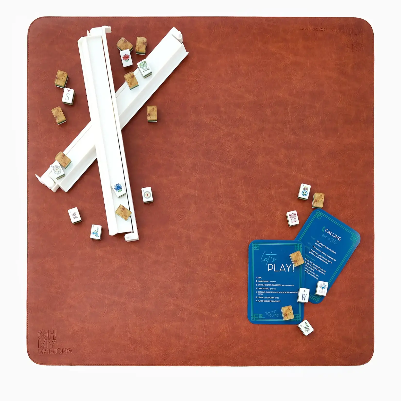 Oh My Mahjong Cognac Mat