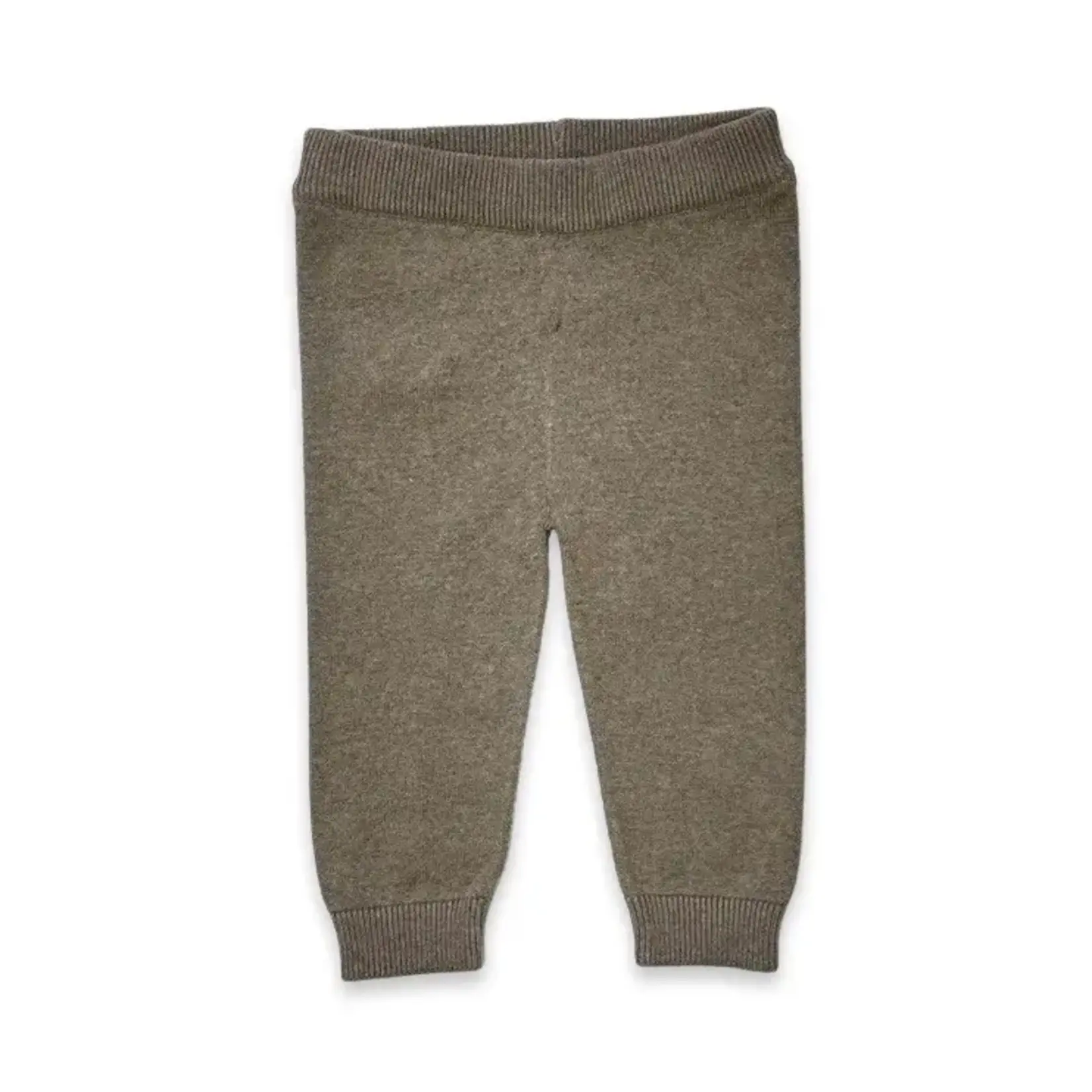Viverano Organics Pocket Sweater Knit Baby Legging Pants (Organic Cotton) Cocoa Heather