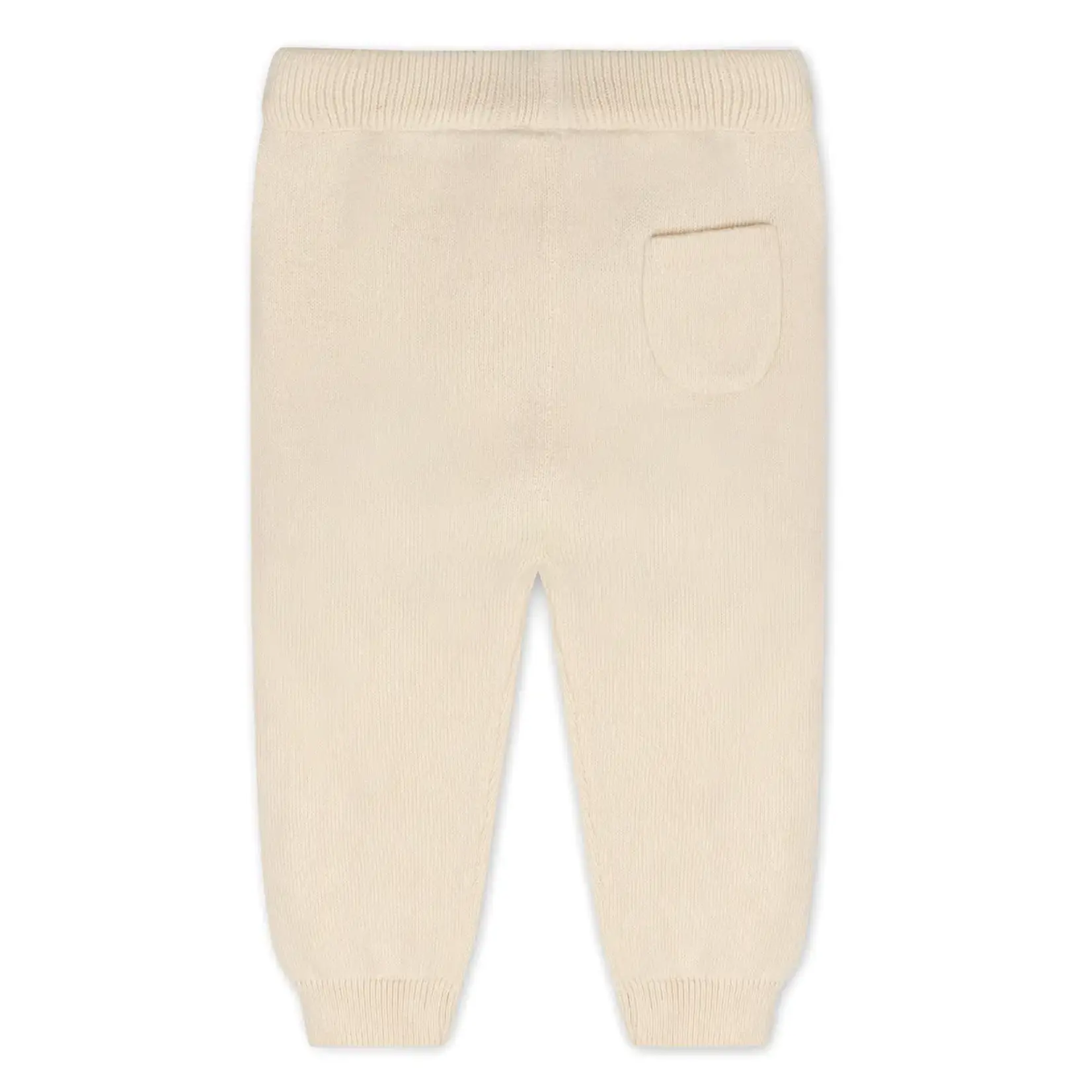 Viverano Organics Pocket Sweater Knit Baby Legging Pants (Organic Cotton) Natural