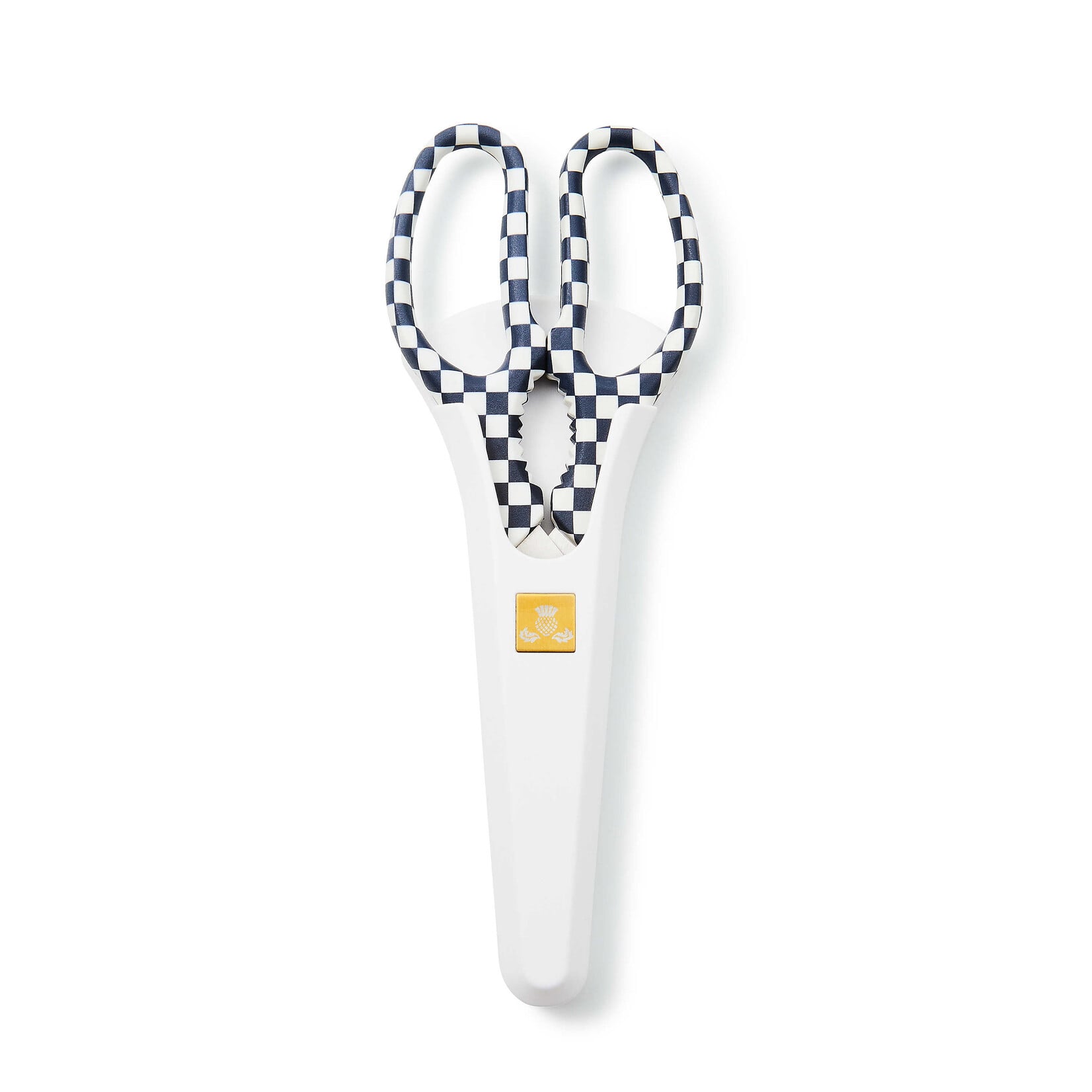 MacKenzie-Childs black & white check kitchen shears