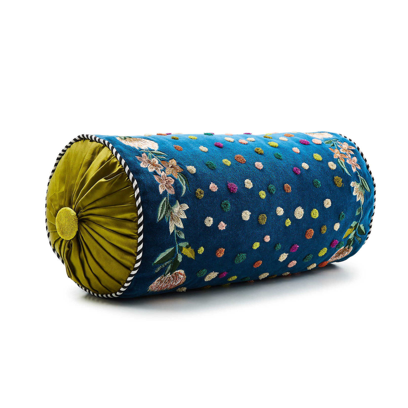 MacKenzie-Childs fairy tale dot bolster pillow