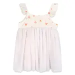 Viverano Organics Butterfly Love Baby Tutu Romper Dress (Organic Jersey) 0-3 Months