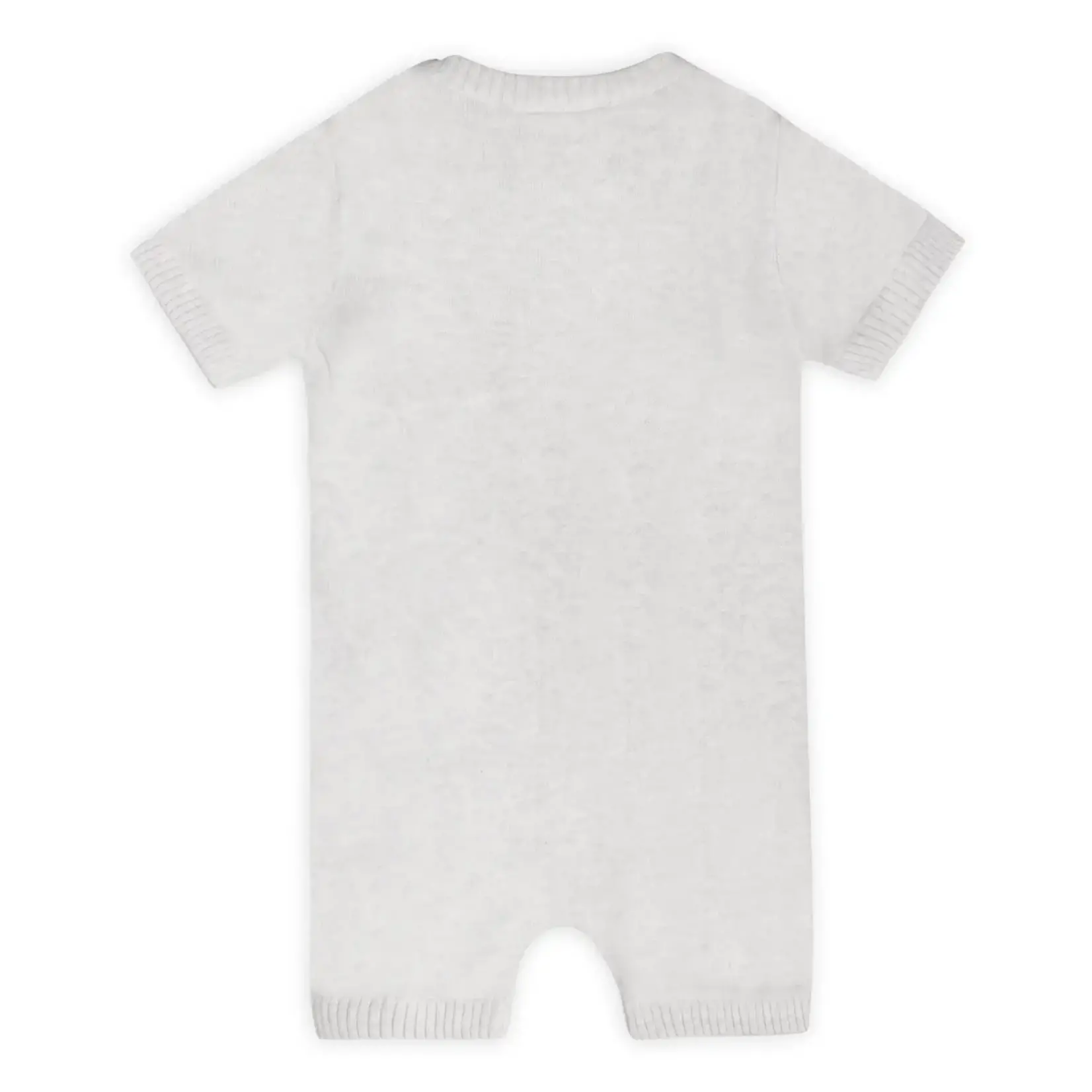 Viverano Organics Whale & Bird Embroidered Knit Baby Romper (Organic Cotton)