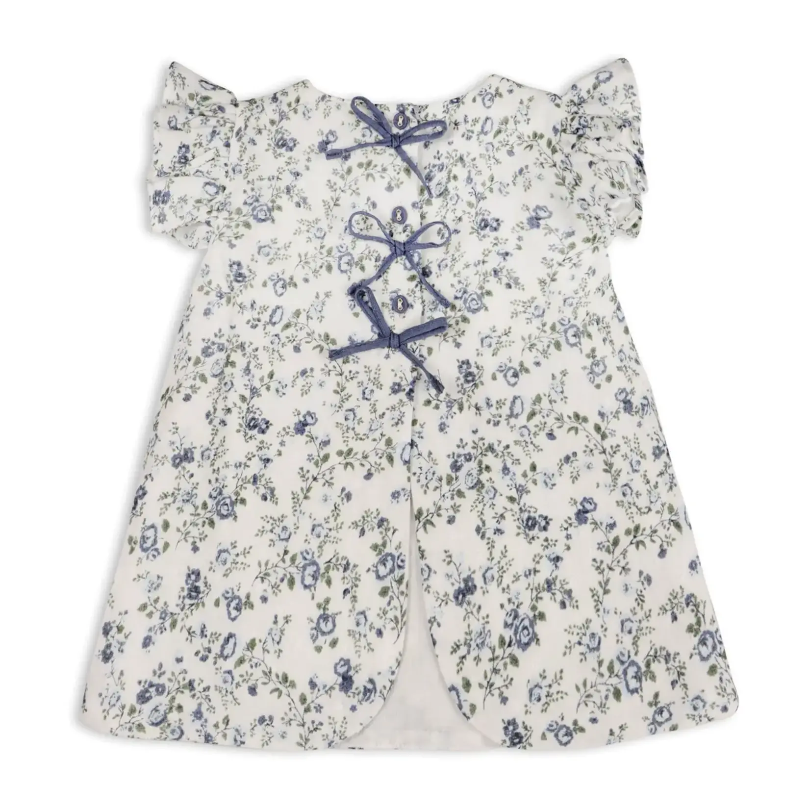 Viverano Organics Celia Floral Baby Bow Blouse +Bloomer (Organic)