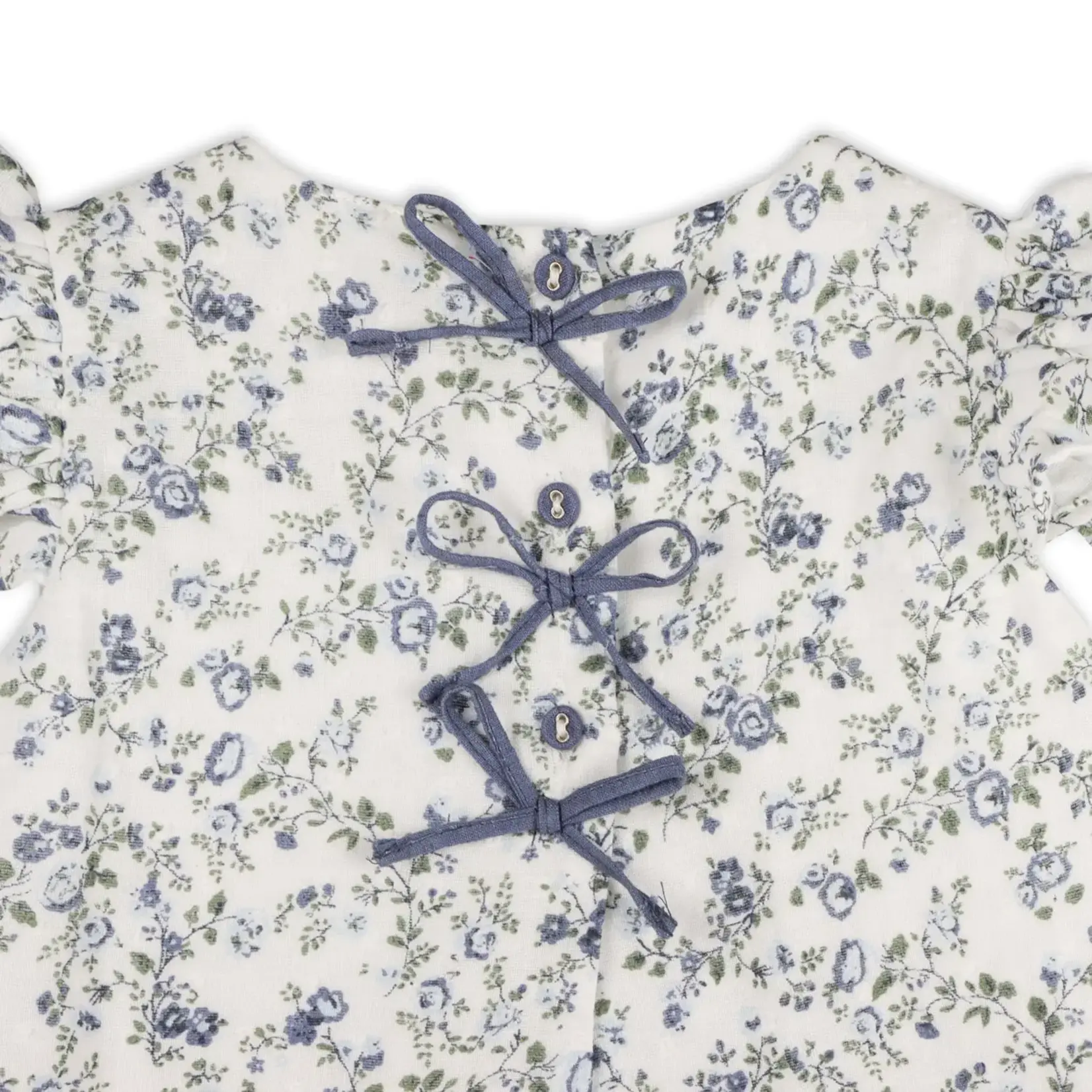 Viverano Organics Celia Floral Baby Bow Blouse +Bloomer (Organic)