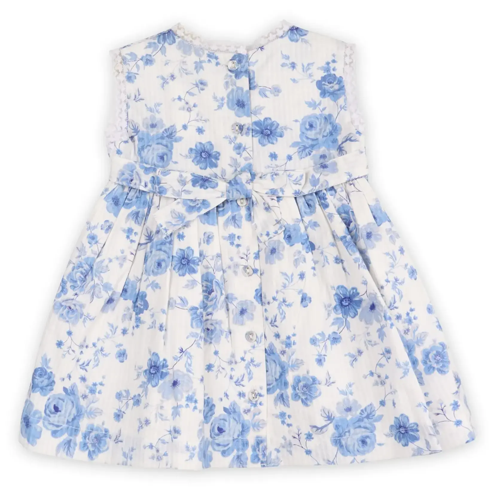 Viverano Organics Ellison Rose Floral Smocked Baby Dress + Bloomer (Organic)