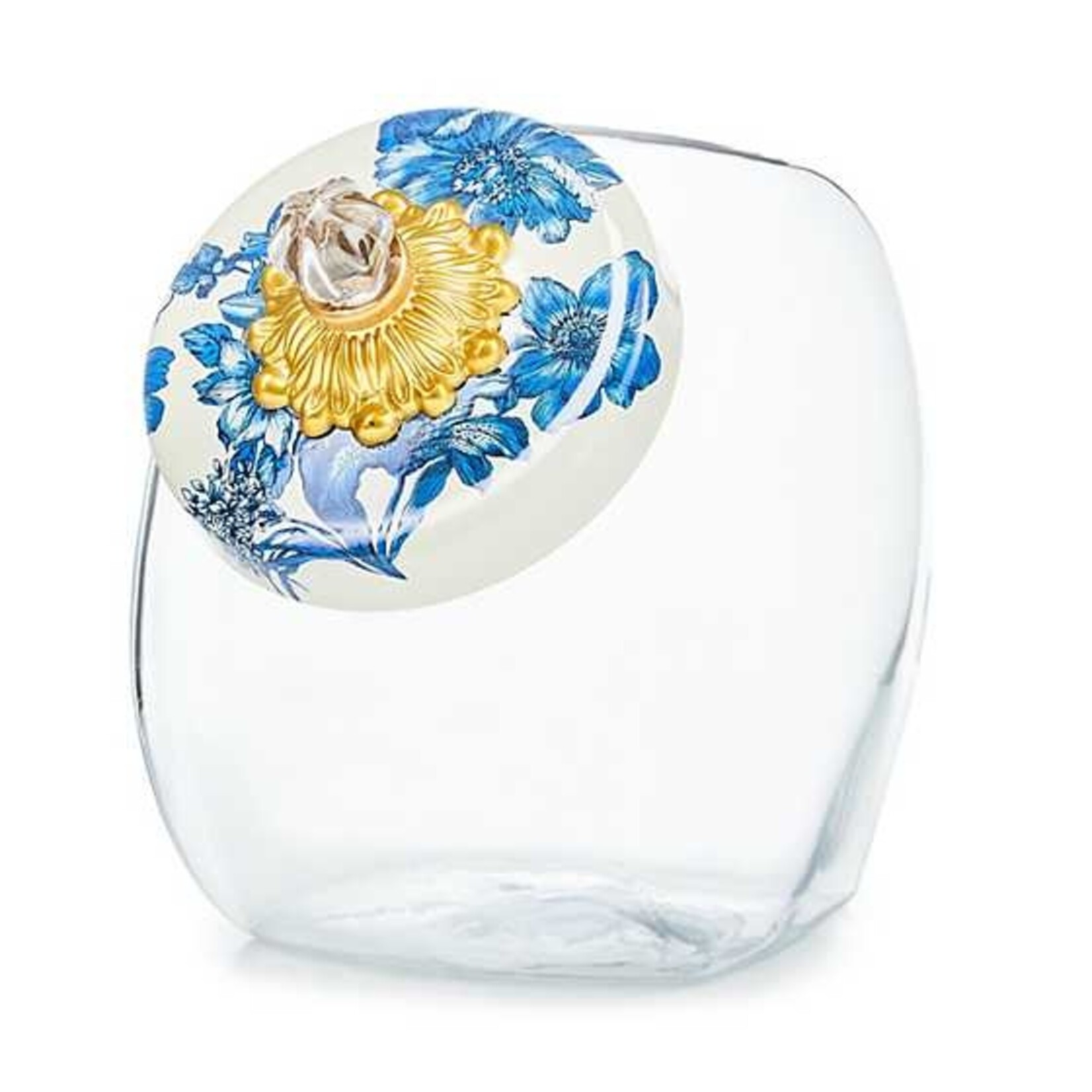 MacKenzie-Childs sweets jar with royal english garden lid