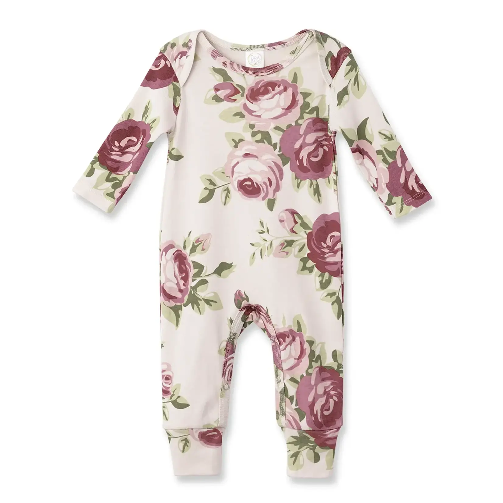 Tesa Babe Baby Girl's Cabbage Rose Cotton Romper
