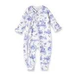 Tesa Babe Toile De Jouy Zippered Romper (Bamboo)