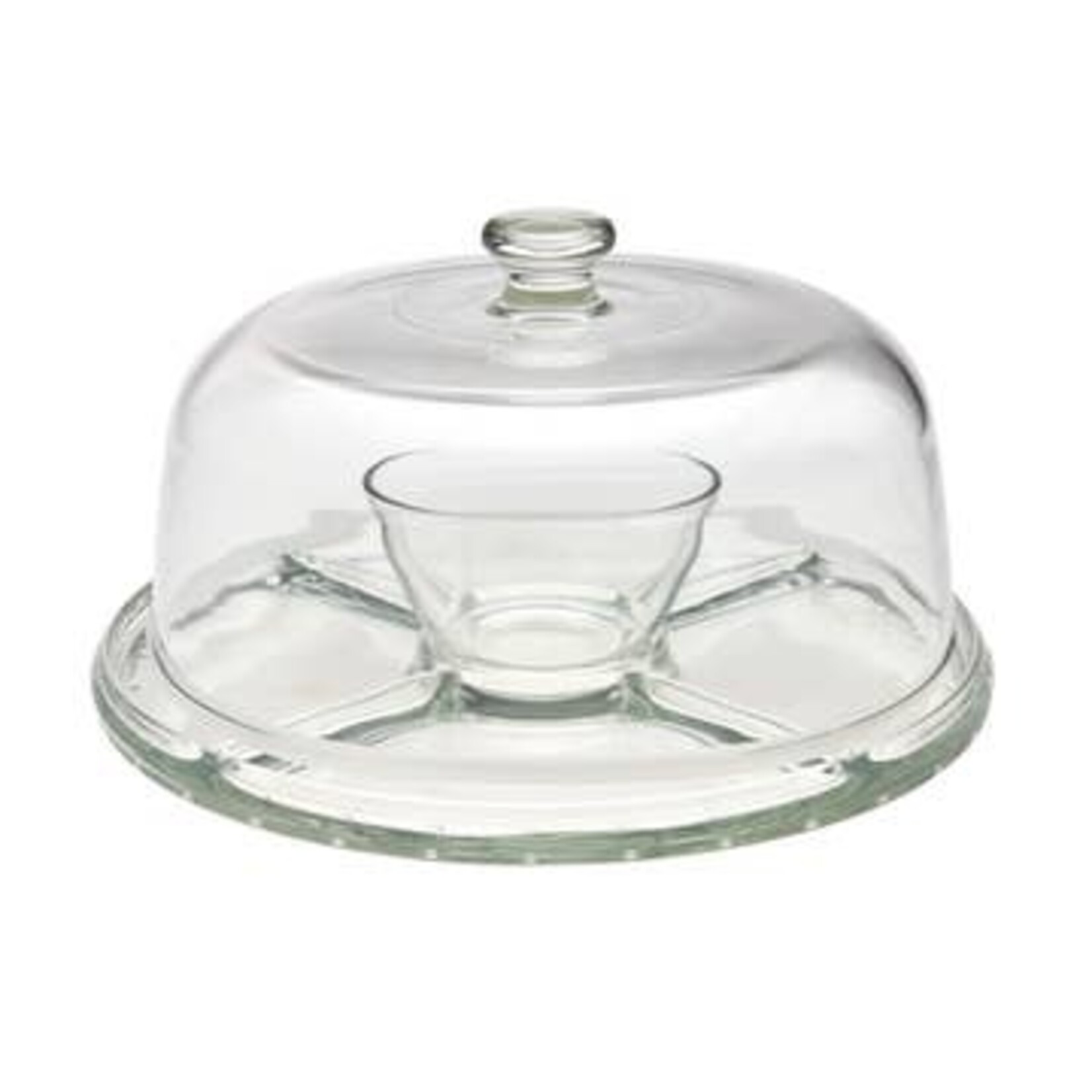 Godinger Italian Crystal Four-in-1 Cake Plate - Serve Piece