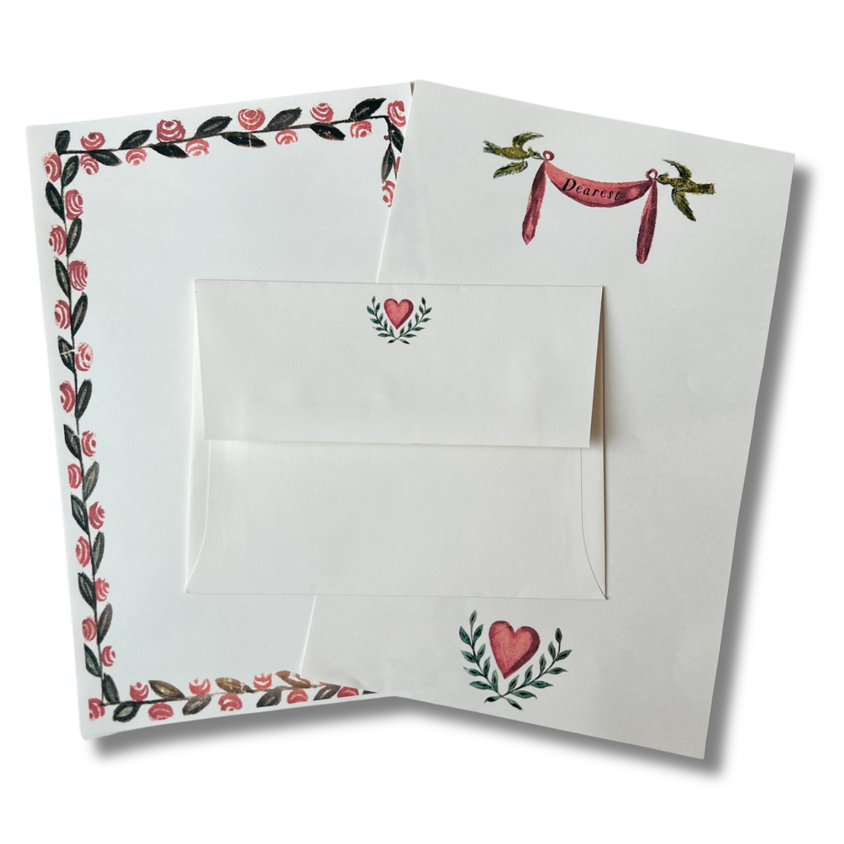 Parcel Folksy Love Letter Writing Set